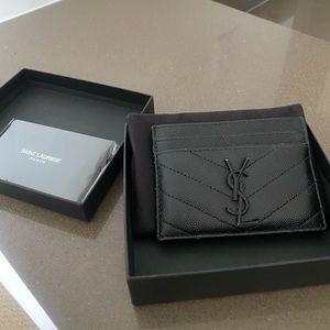 Very good condition YSL card holder